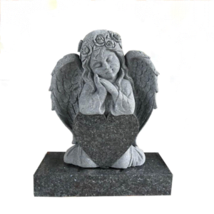 Wholesale child headstone angel headstone heart shape granite tombstone Wholesale child headstone angel headstone heart shape granite tombstone