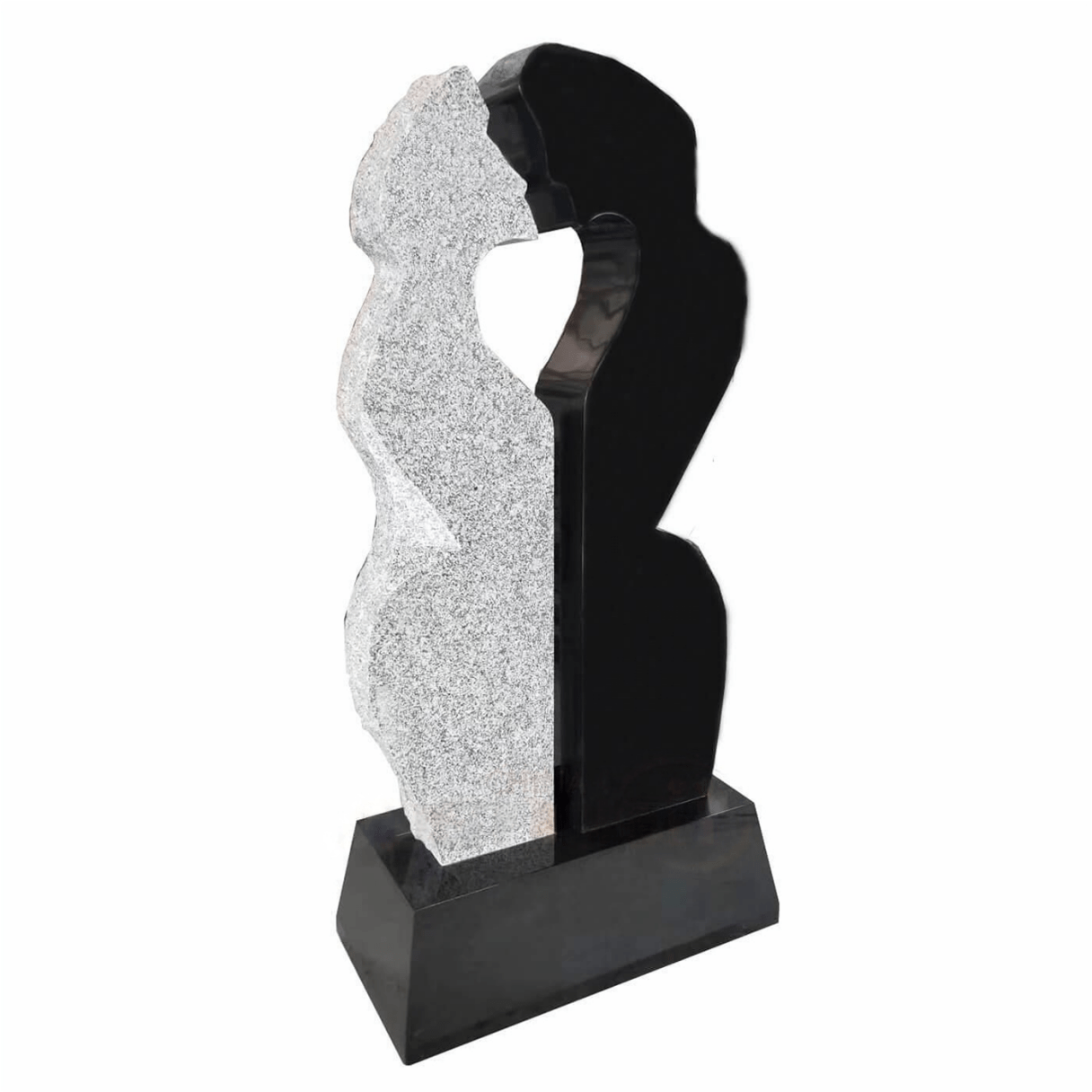 Abstract character shape tombstone Abstract character shape tombstone