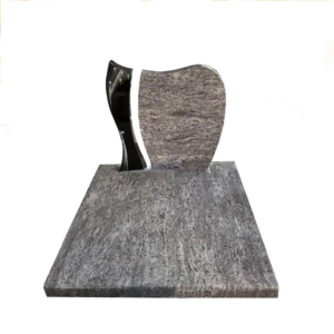 Bahama Blue and India Black Granite Cremation Headstone Bahama Blue and India Black Granite Cremation Headstone