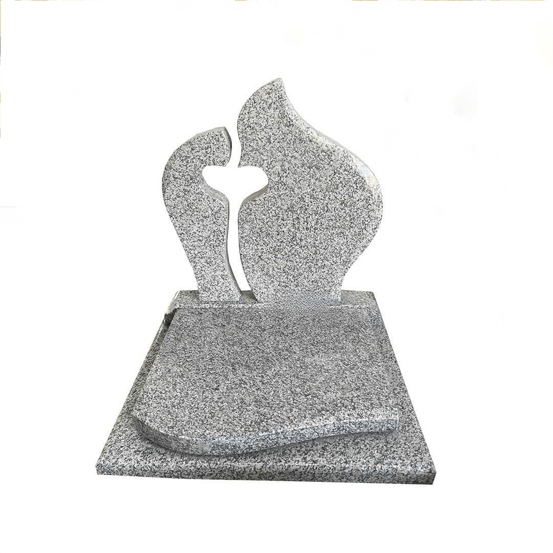 Custom Gray Granite Cremation Headstones Custom Gray Granite Cremation Headstones