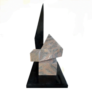 Indian Juparana India Black granite headstone tombstone Indian Juparana India Black granite headstone tombstone