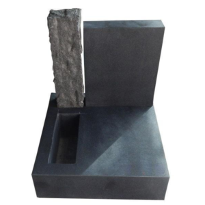 Simple grey and balck granite color headstone design Simple grey and balck granite color headstone design